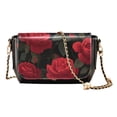 thumbnail image 1 of Crossbody Bags for Women Casual Lightweight Travel Handbags Red Roses Pattern, 1 of 7