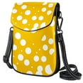 Crossbody Bags for Women,Crossbody Bag Men,Small Sling Bag,Yellow Dots
