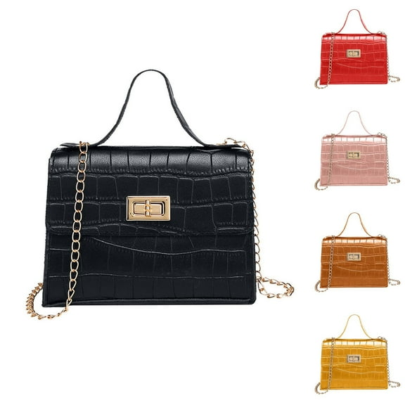 Crossbody Bags for Women Fashion Business Shoulder Bag with Buckle Square Bag Handbag for Women