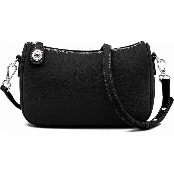 Crossbody Bags for Women, Genuine Leather Shoulder Bag Large Capacity Handbags with Strap