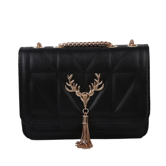 Crossbody Bags for Women Leather Ladies Shoulder Purses with Chain Strap