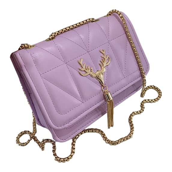 Crossbody Bags for Women Leather Ladies Shoulder Purses with Chain Strap