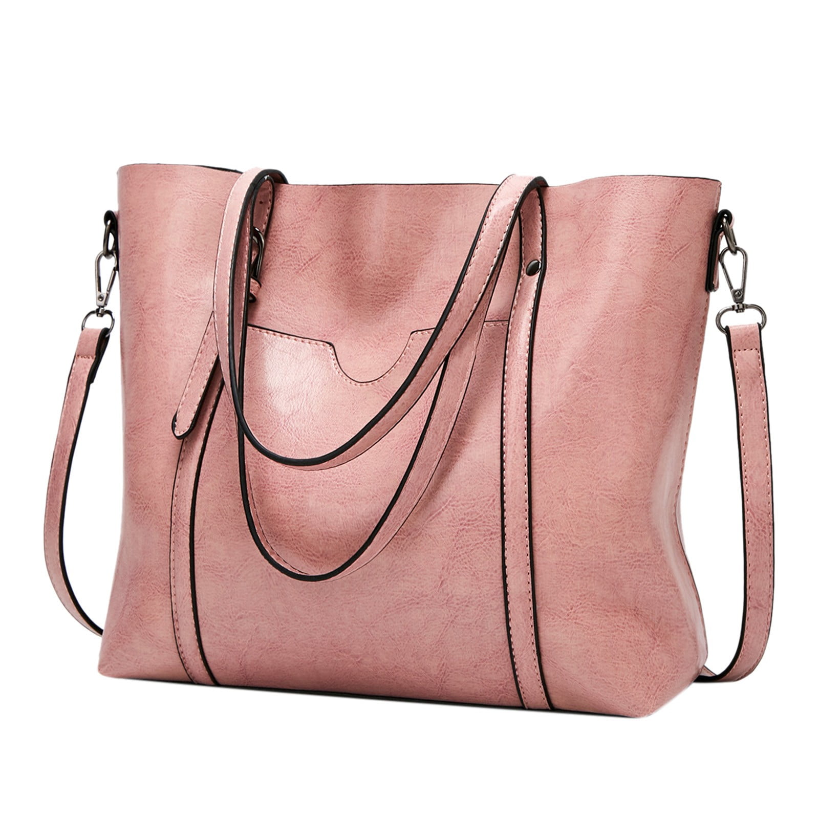 Crossbody Bags for Women Leather Purse and Handbags Retro Large Size g Shoulder Tote Bags Top Handle with Adjustable Strap Red