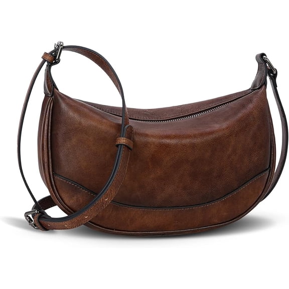 Crossbody Bags for Women Leather Purses Designer Shoulder Bag Vintage Handbags Hobo Crescent Bag