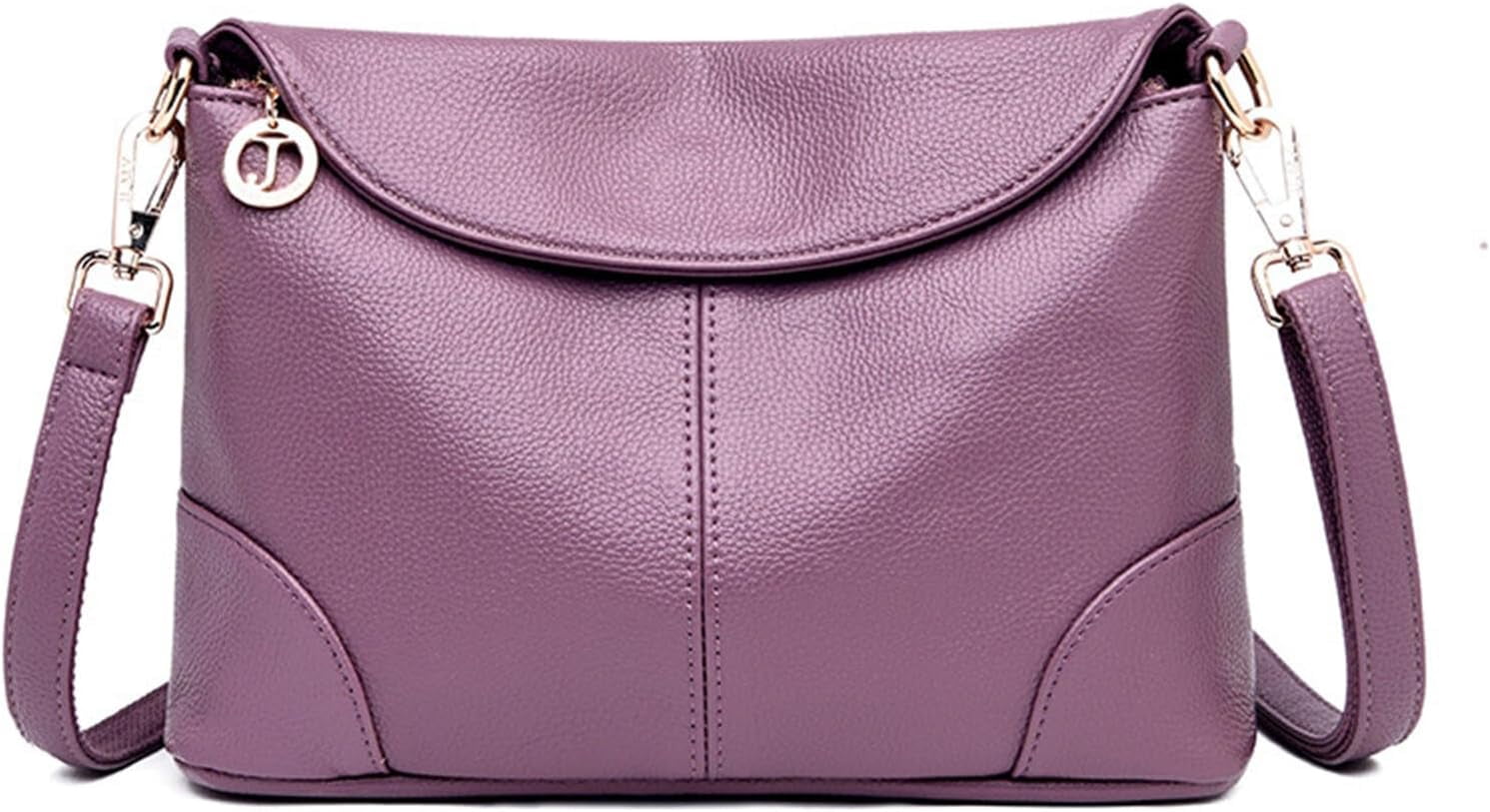 IVTG Women's Vintage Genuine Leather Satchel Handbag - Crossbody With Top Handle