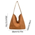 thumbnail image 1 of Soft Slouchy Tote Sarcina Black 45x36cm Crossbody Purse Shoulder Sarcina, 1 of 5