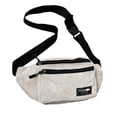 thumbnail image 1 of Crossbody Bags for Women Men Corduroy Fanny Pack Oversize Shoulder Purse Cute Belt Bum Sling Bag for Travel Running with Multi Compartment Gray, 1 of 4
