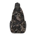 thumbnail image 1 of Crossbody Bags for Women Men - Paisley Pattern No.9072 Casual Sling Bag Backpack Trendy Chest Bag for Travel Sports Gym Running Hiking, 1 of 7