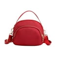 thumbnail image 1 of Crossbody Bags for Women Nylon Shoulder Purse with 3 Zippered Layers, Adjustable Strap and Hidden Wrist Strap, 6.7 x 5.5 x 3.1 in, 1 of 8