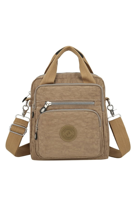 Crossbody Bags for Women Nylon Travel Multi Pocket Cross Body Messenger Purses Top Handle Shoulder Handbags