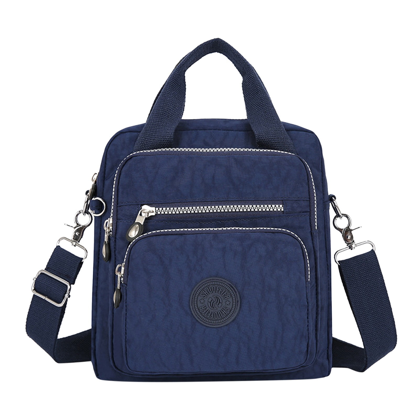 Crossbody Bags for Women Nylon Travel Multi Pocket Cross Body Messenger Purses Top Handle Shoulder Handbags