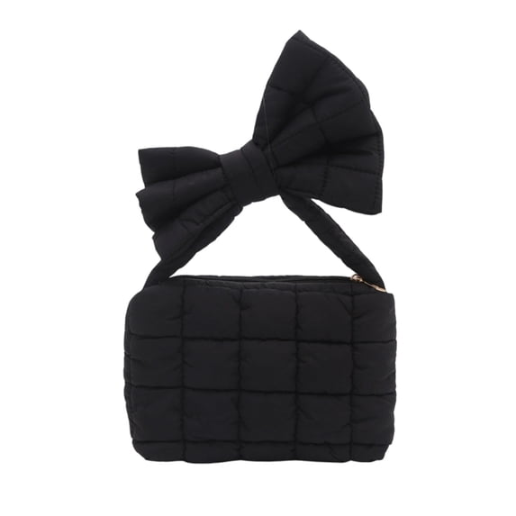 Crossbody Bags for Women Pleated Bow Bag Women's Handbag Shoulder Solid Color Crossbody Bag