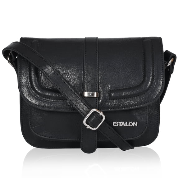 Crossbody Bags for Women - Real Leather Multi Pocket Travel Purse and Sling Bag (Shadow)