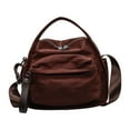 thumbnail image 1 of Crossbody Bags for Women, Shoulder Handbag, Casual Everyday Purse, Lightweight Top Handle Cross Body Bag (Coffee), 1 of 8