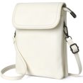 thumbnail image 1 of Badiya Adult Big Crossbody Bags, Adjustable Strap, PU Leather, 1-Piece, White, 1 of 7