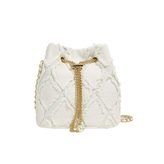 Crossbody Bags for Women Small Drawstring Bucket Purses Handbags Fashion Shoulder Bag Trendy Hobos Bags