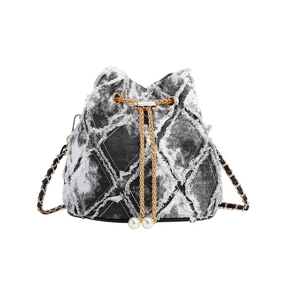 Crossbody Bags for Women Small Drawstring Bucket Purses Handbags Fashion Shoulder Bag Trendy Hobos Bags