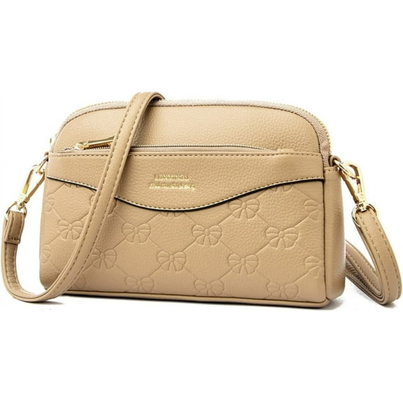 Crossbody Bags for Women, Small Handbags PU Leather Shoulder Bag Ladies Clutch Purse Quilted Satchels