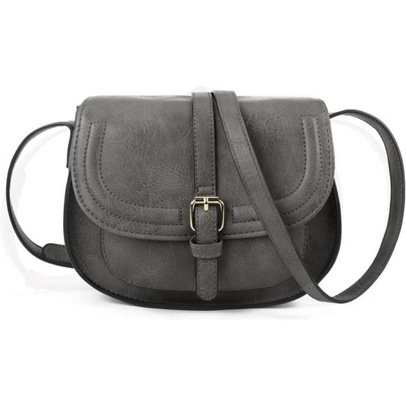 Crossbody Bags for Women,Small Saddle Purse and Boho Cross Body Handbags,Vegan Leather