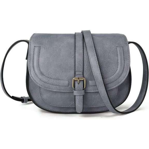 Crossbody Bags for Women Small Saddle Purse and Boho Cross body Handbags Vegan Leather