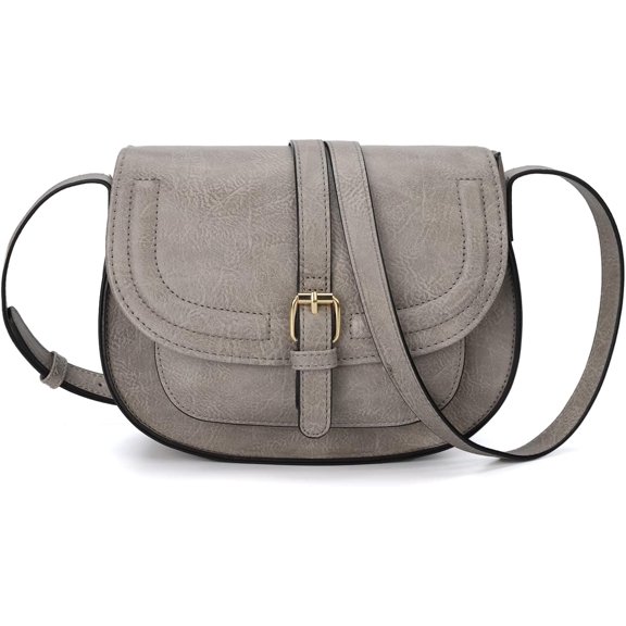 Crossbody Bags for Women Small Saddle Purse and Boho Cross body Handbags Vegan Leather