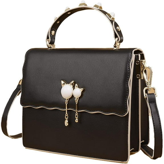 Crossbody Bags for Women, Top Handle Handbag Genuine Leather Satchel Women's Shoulder Handbags with Adjustable Shoulder Strap