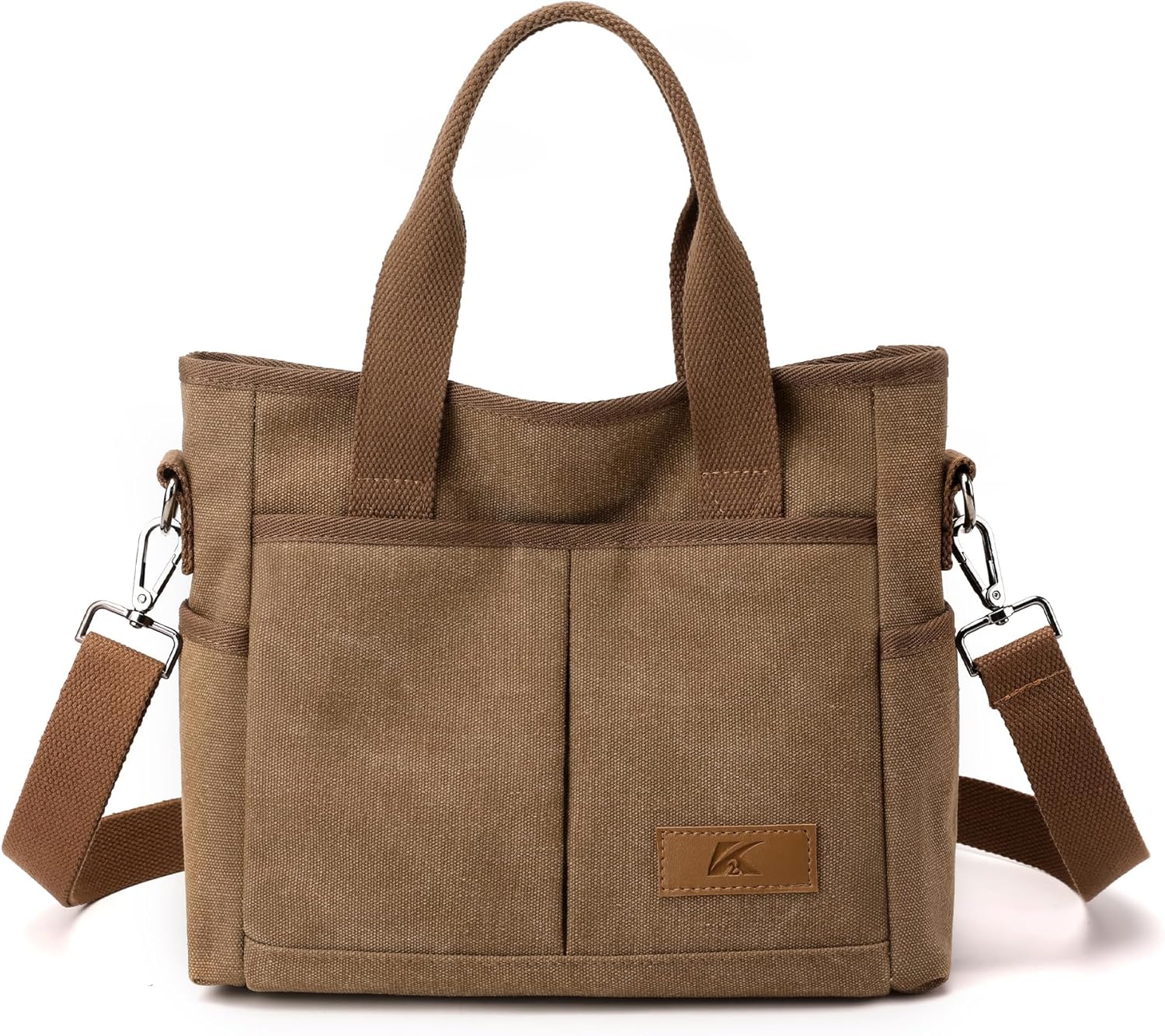 Crossbody Bags for Women Trendy Canvas Hobo Tote Top-handle Hand Bag Multi-pocket Casual Going Out Purse Satchel