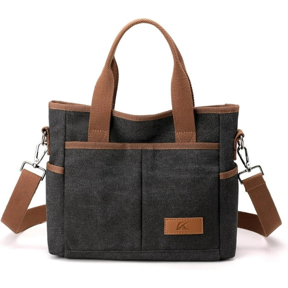 Crossbody Bags for Women Trendy Canvas Hobo Tote Top-handle Hand Bag