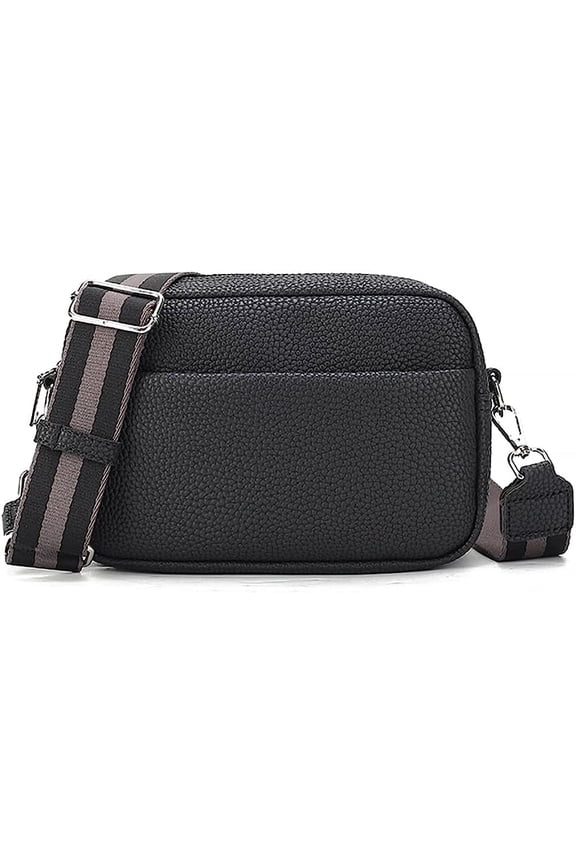 Crossbody Bags for Women Trendy Crossbody Camera Bag Purse Genuine Leather Crossbody Purse Guitar Strap Shoulder Bag