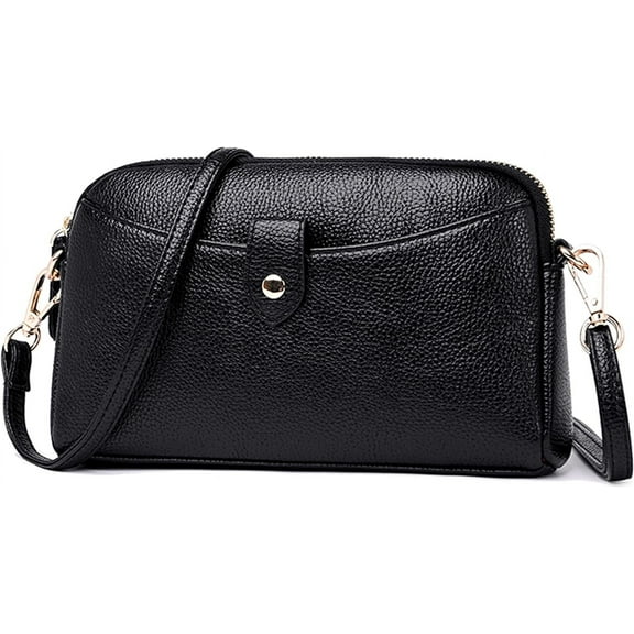 Crossbody Bags for Women, Vegan PU Leather Mini Purses Small Shoulder Bag Handbags Wristlet Wallet Clutch Purse