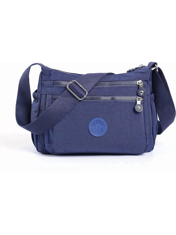 Crossbody Bags for Women Waterproof Tote Bag Casual Nylon Purse Handbag RFID Lightweight Messenger Bag