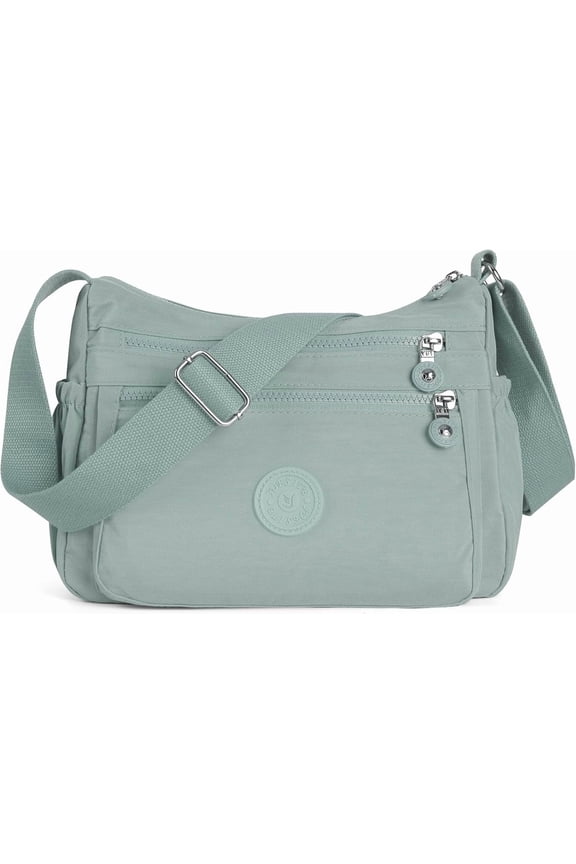 Crossbody Bags for Women Waterproof Tote Bag Casual Nylon Purse Handbag RFID Lightweight Messenger Bag