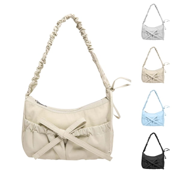 Crossbody Bags for Women Women's Fashion Casual Spring Style Trendy Lace-Up Versatile Commuting Fashion Versatile One-Shoulder Underarm Messenger Bag