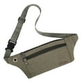 thumbnail image 1 of Crossbody Bags for Women and Men - Canvas Travel Wallet Belt Bag with Headphone Hole for Phone, Running, Hiking, and Cycling, 1 of 6