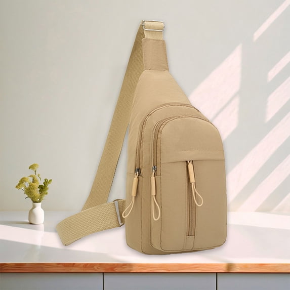 Crossbody Bags for Women and Men - Nylon Sports Sling Backpack with Adjustable Strap, 30 x 17 x 10 cm, 120 g
