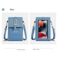 thumbnail image 1 of Crossbody Bags for Women with Touchscreen Window, Mini Leather Phone Purse Wallet with Credit Card Slots and Adjustable Strap, 1 of 2