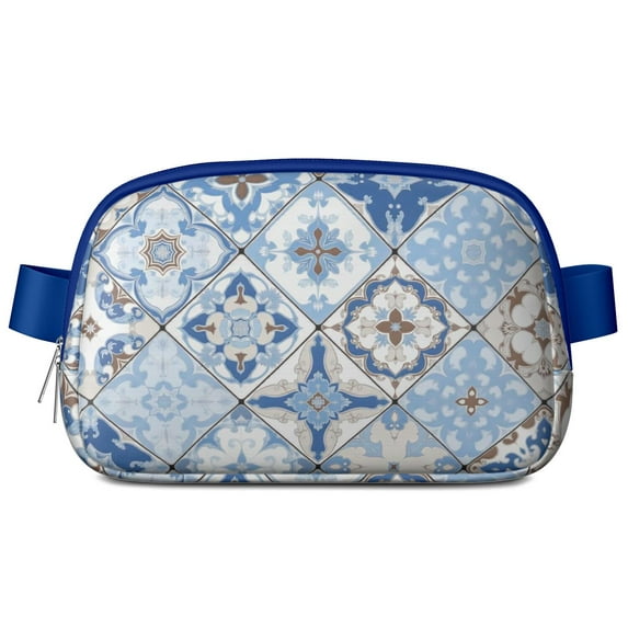 Crossbody Belt Bag Bohemian Tribal Belt Bag Sporty Waist Pack for Women Casual Waist Packs with Adjustable Strap Waterproof Belt Bag for Workout Running Travelling