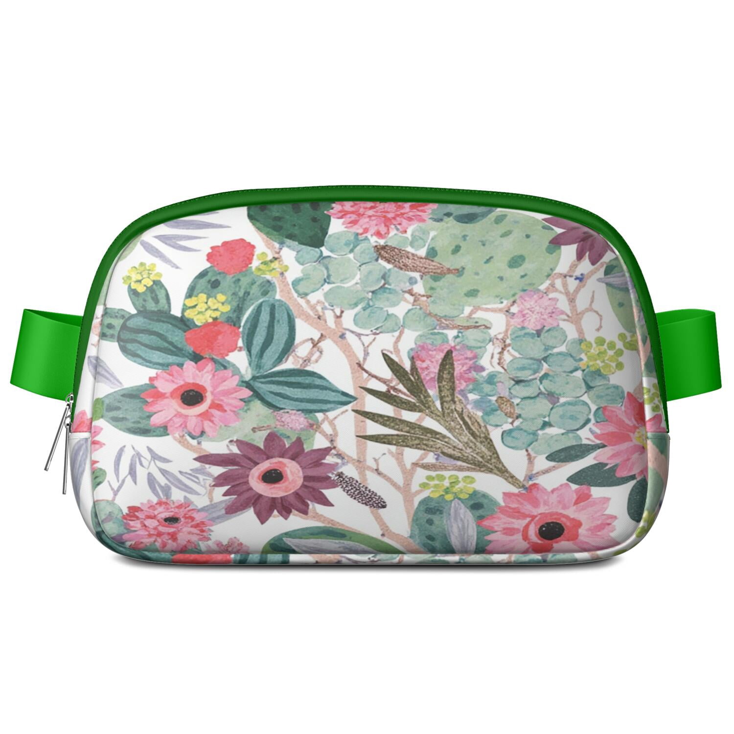Crossbody Belt Bag Cactus Fashion Belt Bag Small Cross Body Bags for Women Casual Waist Packs with Adjustable Strap Waterproof Belt Bag for Workout Running Travelling
