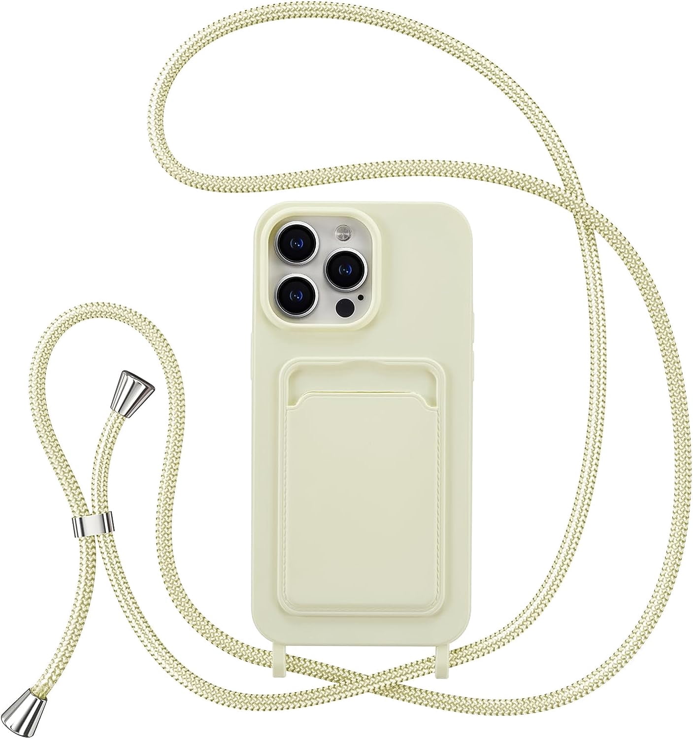 Crossbody Case for iPhone 14 Pro Max with Card Holder,Shockproof Liquid ...
