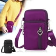 thumbnail image 1 of Crossbody Cell Phone Bag, TSV Small Waterproof Nylon Shoulder Purse Wallet with Adjustable Strap for Women, 1 of 8