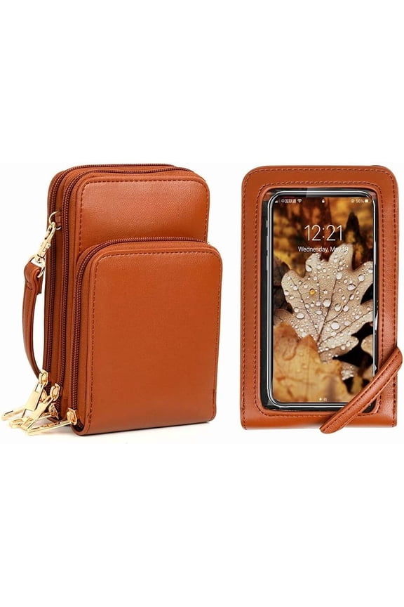Crossbody Cellphone Purse Women Touch Screen Bag RFID Blocking Wallet Handbag  Strap