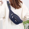 thumbnail image 1 of Crossbody Chest Shoulder Bag Large Capacity Anti-Theft Sling Backpack, Ultra Thin Waterproof Nylon, Adjustable Strap, Travel Outdoor Cycling Commuter, 1 of 6