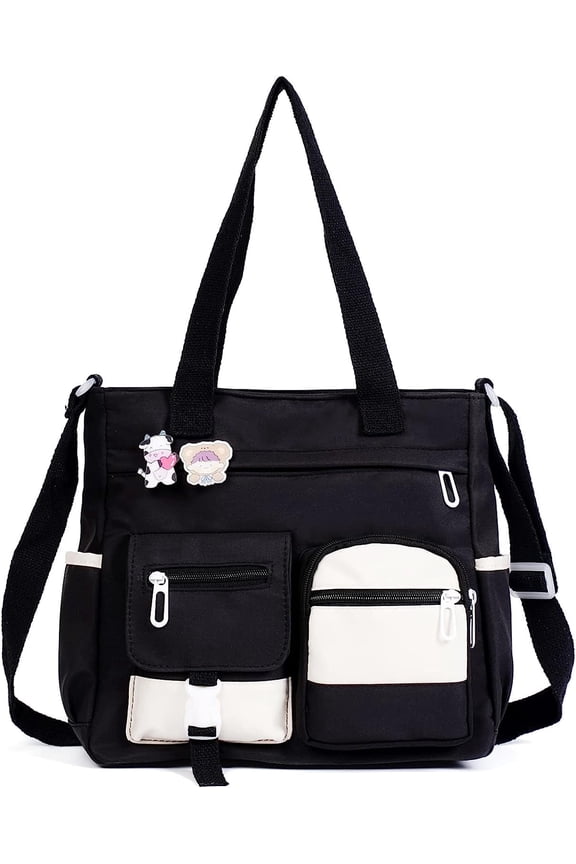 Crossbody Cute Bag for Teen Kawaii Messenger Purse Nylon Shoulder Bags