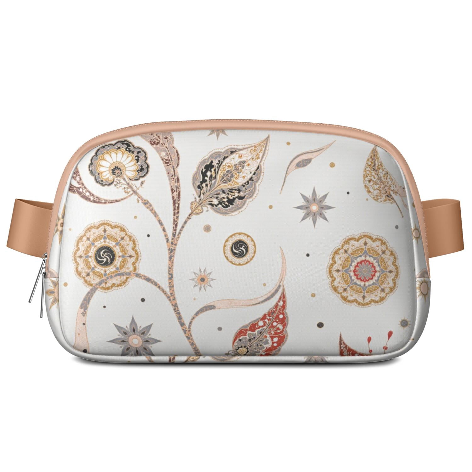 Crossbody Fanny Pack for Sports Enthusiasts Commuters Fashionable Waterproof Fanny Pack with Adjustable Strap for Casual Running Hiking Cycling Mandala Sporty Waist Pack