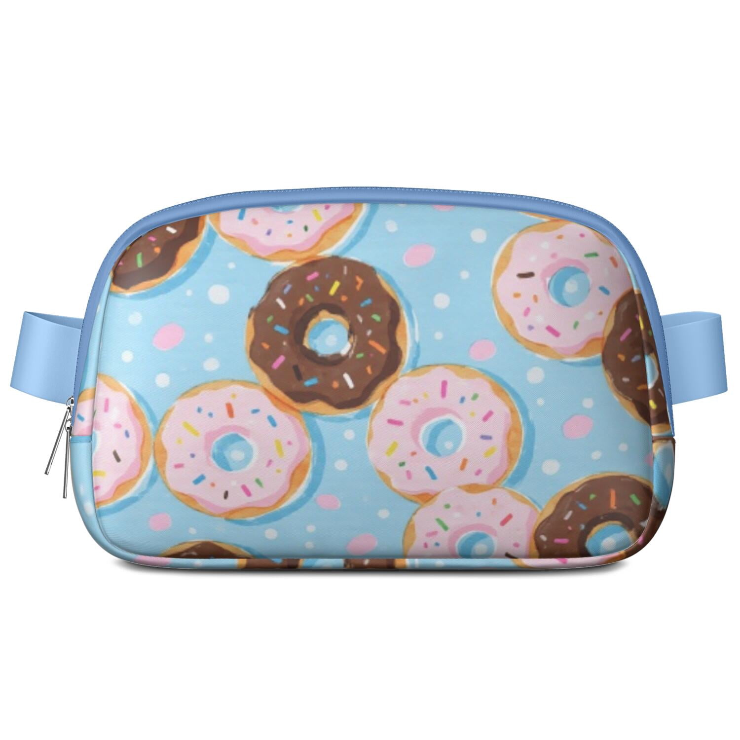 Crossbody Fanny Pack for Sports Enthusiasts Commuters Waist Bag & Hip Bum Bag with Adjustable Strap for Outdoors Workout Traveling Doughnut Sporty Waist Pack