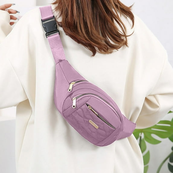 Crossbody Fanny Pack for Women Fashionable,Fashion Waist Bag Purse,Belt Bag for Travel Walking Running Hiking Cycling,Easy Carry Any Phone,Wallet