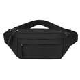 thumbnail image 1 of Crossbody Fanny Pack with Multi Zipper Pockets, Multifunctional Waist Bag Chest Bag for Women Men Belt Bag for Hiking Running Travel Cycling, 1 of 5