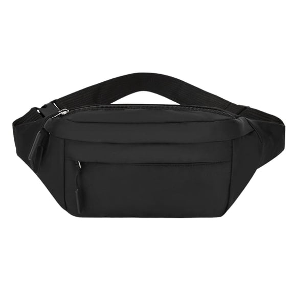 Crossbody Fanny Pack with Multi Zipper Pockets, Multifunctional Waist Bag Chest Bag for Women Men Belt Bag for Hiking Running Travel Cycling