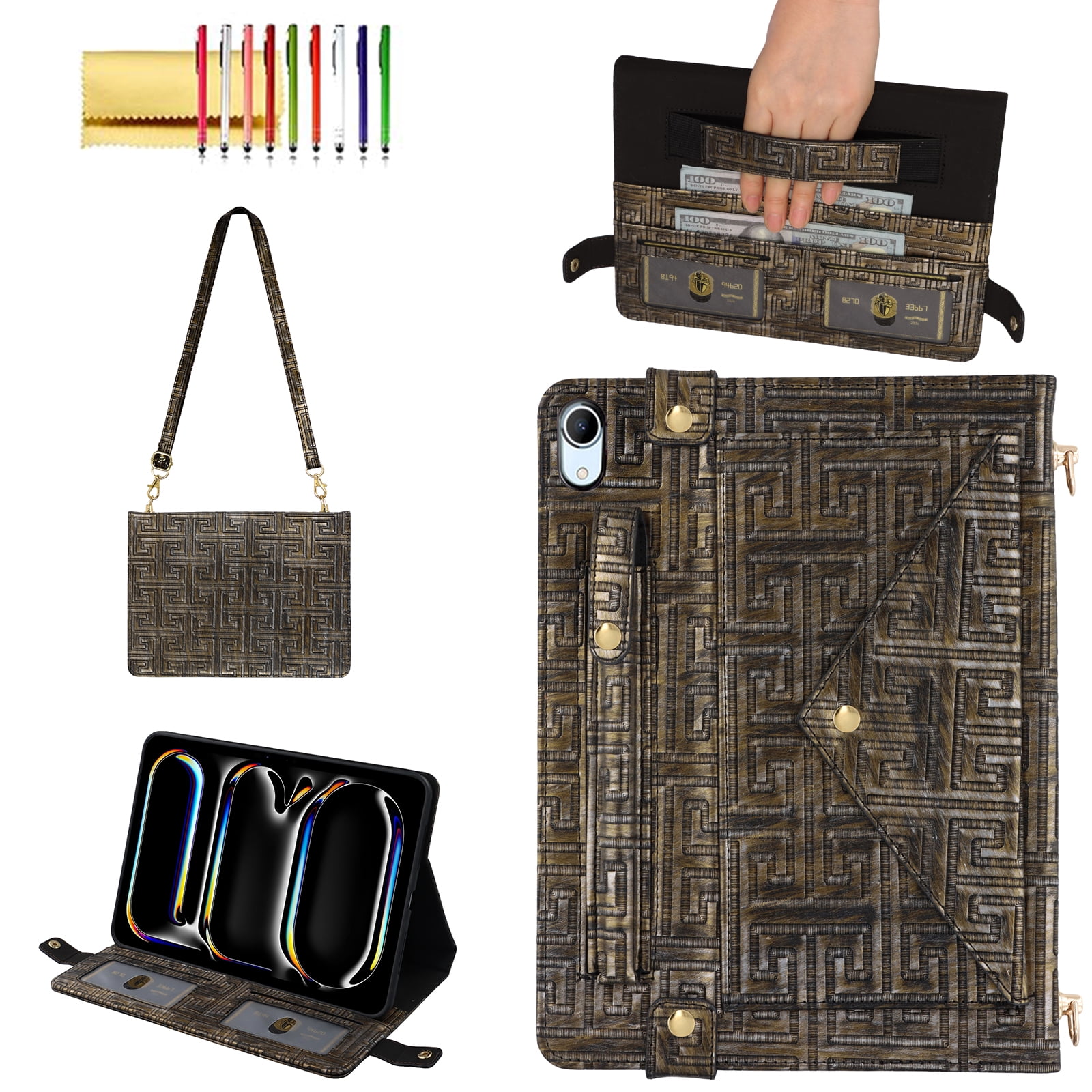 Crossbody Handbag Case for iPad Mini 7 (A17 Pro) 2024/iPad Mini 6