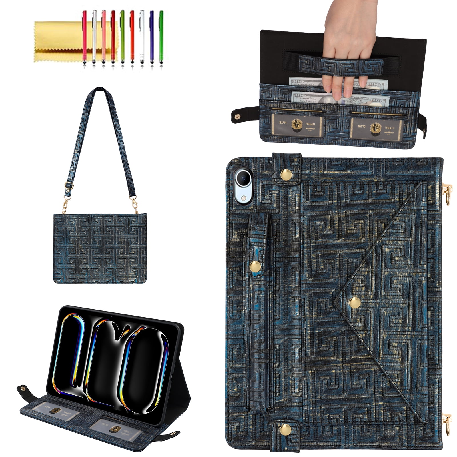 Crossbody Handbag Case for iPad Mini 7 (A17 Pro) 2024/iPad Mini 6